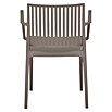 Siena Garden Urban Lights Gartenmöbel-Set Lane Sessel/Paco Tisch (3 -tlg., Polypropylen, Taupe/Anthrazit, ⌀ 80 cm) | BAUHAUS