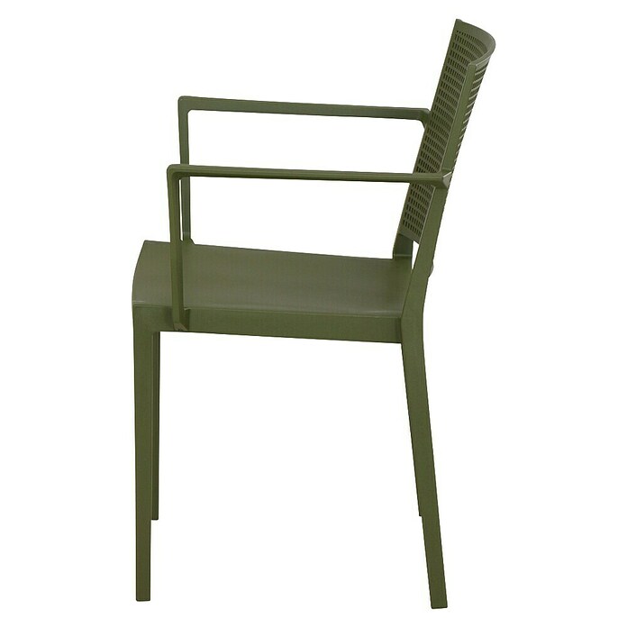 Siena Garden Urban Lights Stapelsessel Set Square (L x B x H: 56 x 56 x 80 cm, Olive, Gesamtstückzahl: 2 Stk.) | BAUHAUS