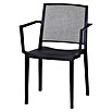 Siena Garden Urban Lights Gartenmöbel-Set Square Sessel/Paco Tisch (Sessel (L x B x H): 56 x 56 x 80 cm, Tisch (L x B x H): 140 x 90 x 71 cm, 5 -tlg., Polypropylen, Melamin, Anthrazit) | BAUHAUS