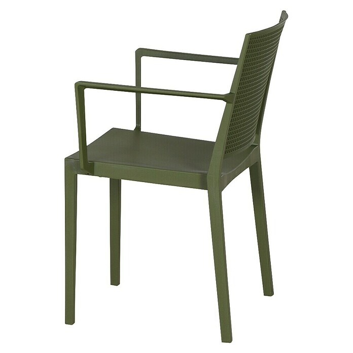 Siena Garden Urban Lights Stapelsessel Set Square (L x B x H: 56 x 56 x 80 cm, Olive, Gesamtstückzahl: 2 Stk.) | BAUHAUS