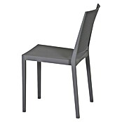 Siena Garden Urban Lights Gartenmöbel-Set Square Stuhl/Sola Tisch (5 -tlg., Polypropylen, Grau/Anthrazit, ⌀ 80 cm) | BAUHAUS