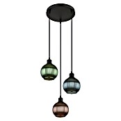 Globo Okrugla viseća svjetiljka Zumba  (25 W, Ø x V: 25 x 120 cm, Raznobojno, Crna, E27) | BAUHAUS