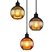 Globo Okrugla viseća svjetiljka Zumba  (25 W, Ø x V: 25 x 120 cm, Raznobojno, Crna, E27) | BAUHAUS
