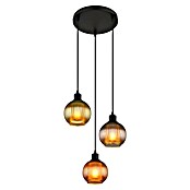 Globo Okrugla viseća svjetiljka Zumba  (25 W, Ø x V: 25 x 120 cm, Raznobojno, Crna, E27) | BAUHAUS