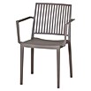 Siena Garden Urban Lights Gartenmöbel-Set Lane Sessel/Paco Tisch (3 -tlg., Polypropylen, Taupe/Anthrazit, ⌀ 80 cm) | BAUHAUS