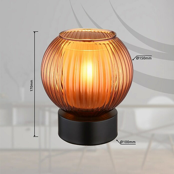 Globo Tischleuchte Zumba (25 W, Bronze, E27) | BAUHAUS