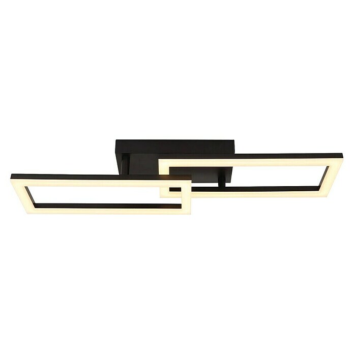 Globo LED stropna svjetiljka Sapena  (20 W, D x Š x V: 61,4 x 19,5 x 9 cm, Crna, Topla bijela) | BAUHAUS