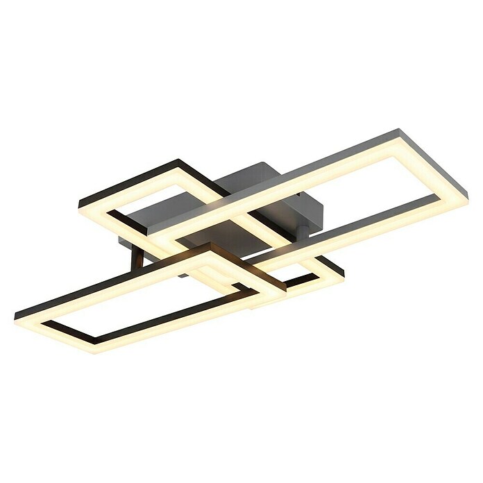 Globo LED stropna svjetiljka Sapena  (24 W, D x Š x V: 61,4 x 34,1 x 9,3 cm, Topla bijela) | BAUHAUS
