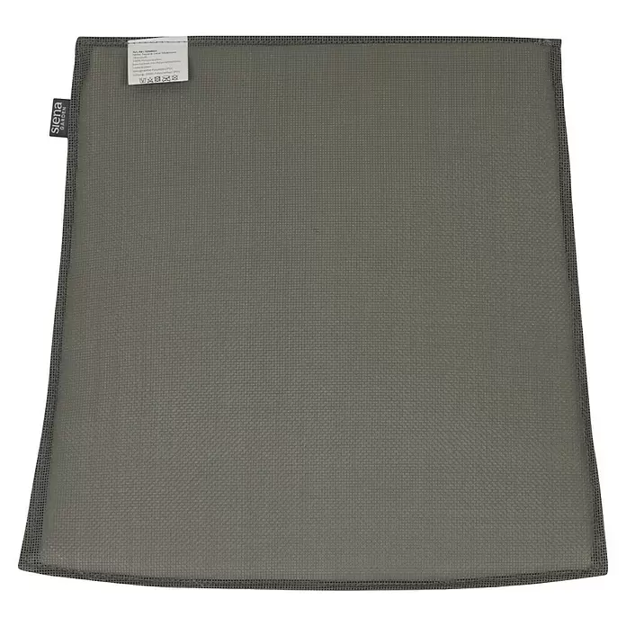 Siena Garden Urban Lights Sitzkissen Square / Lane - L x B x H: 43 x 44 x 1,5 cm, Anthrazit, 83% Polypropylen / 17% Polyurethan - Graues quadratisches Siena Garden Sitzkissen aus gewebtem Polypropylen-Stoff mit PU-Füllung.