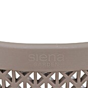 Siena Garden Urban Lights Gartenmöbel-Set District Sessel/Paco Tisch (Tisch (L x B x H): 140 x 90 x 71 cm, Sessel (L x B x H): 50 x 60 x 81 cm, 5 -tlg., Melamin, Polypropylen, Taupe/Anthrazit, Stapelbar) | BAUHAUS
