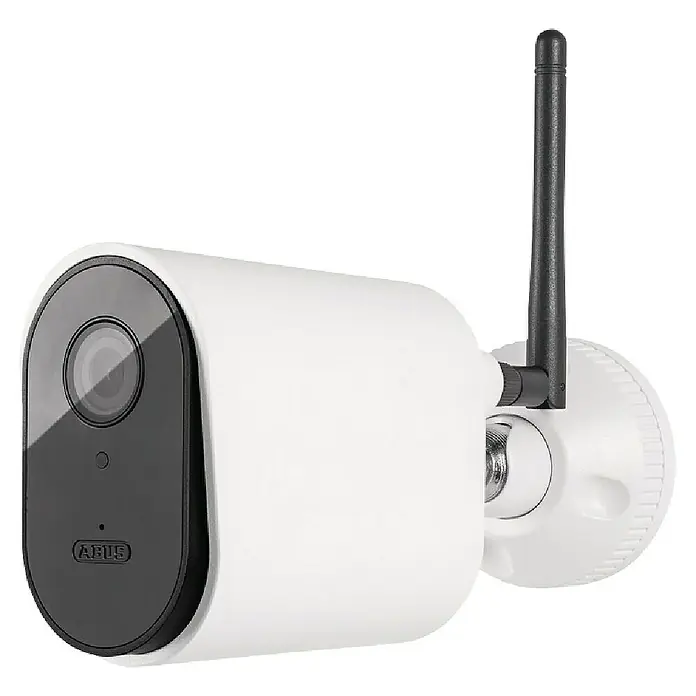 Abus Überwachungskamera Smartlook WLAN PPIC54520 W - Auflösung: 4K Ultra HD/HDR, Weiß - Abus Überwachungskamera mit Antenne für den Außenbereich.