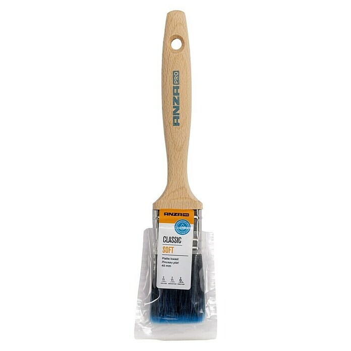 Anza Pro Platte kwast Classic Soft (Breedte: 1,5 