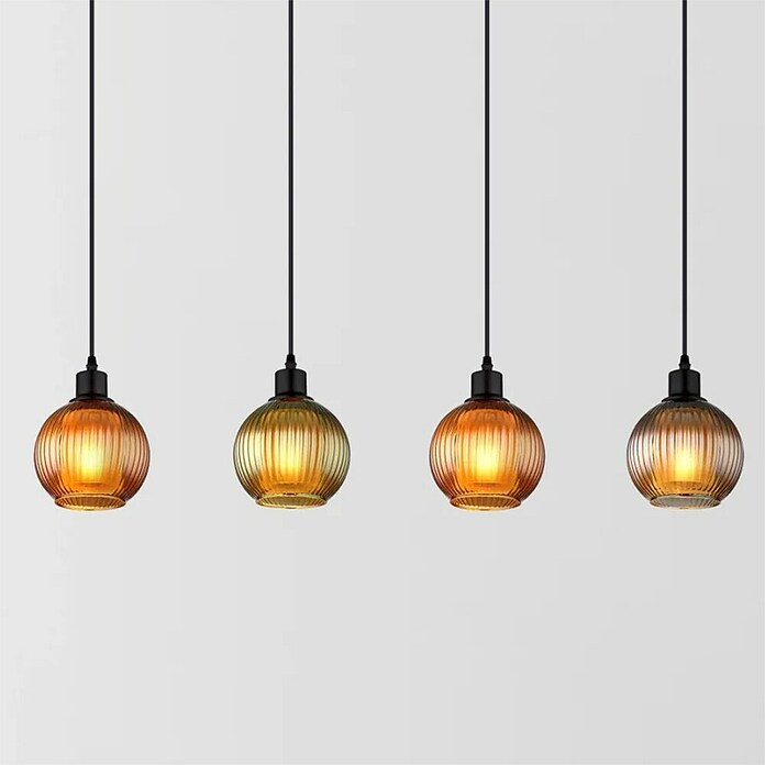 Globo Hängelampe Zumba (25 W, Grün/Bronze/Petrol, Schwarz, 80 x 15 x 120 cm, E27) | BAUHAUS