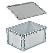 Surplus Systems Caja de almacenaje Eurobox (L x An x Al: 80 x 60 x 42 cm, Capacidad volumétrica: 176 l, Plástico) | BAUHAUS