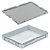 Surplus Systems Caja de almacenaje Eurobox (L x An x Al: 80 x 60 x 12 cm, Capacidad volumétrica: 49 l, Plástico) | BAUHAUS