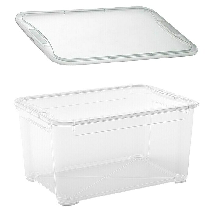 Regalux Caja de almacenaje (L x An x Al: 54,8 x 38,4 x 28,3 cm, Capacidad volumétrica: 47 l, Plástico) | BAUHAUS