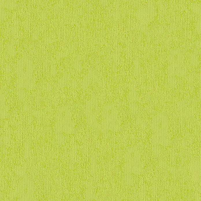 A.S. Création Vliestapete - Grün, Uni, 10,05 x 0,53 m - Ein Detailaufnahme einer hellgrünen Wand mit einer texturierten, unebenen Oberfläche, ideal für Hintergrund- oder Designzwecke.