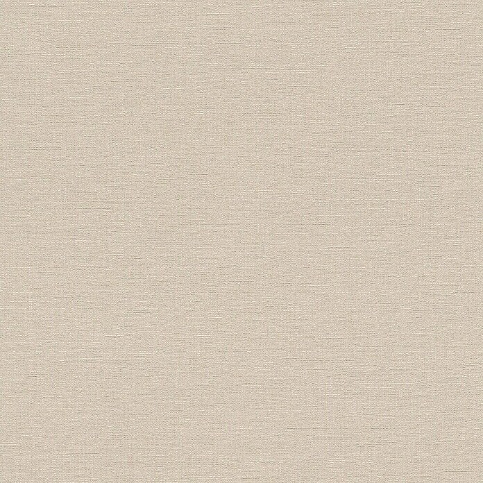 Rasch Vliestapete (Beige, Uni, Feine Struktur, 10,05 x 0,53 m)