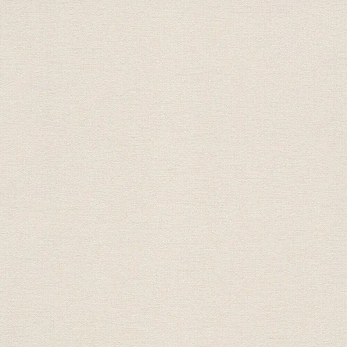 Rasch Vliestapete - Beige/Creme, Uni, 10,05 x 0,53 m, Gewebestruktur - Zarter, elfenbeinfarbener Stoff mit einer feinen Textur, perfekt für elegante Bekleidung oder als stilvoller Hintergrund.