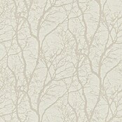 Rasch Tapetenwechsel Vliestapete Äste (Beige/Weiß, Floral, 10,05 x 0,53 m)