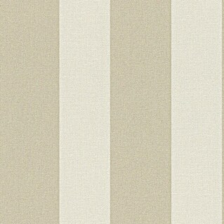 Rasch Tapetenwechsel Vliestapete Streifen (Beige, Streifen, 10,05 x 0,53 m)