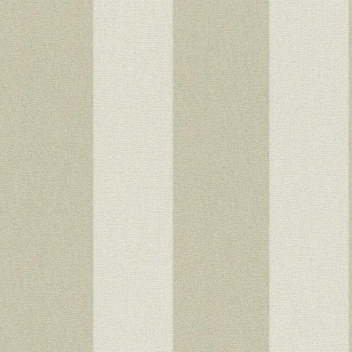 Rasch Tapetenwechsel Vliestapete Streifen - Beige, Streifen, 10,05 x 0,53 m - Bild eines gestreiften Stoffmusters in Beige- und Weißtönen, das eine klassische und elegante Ästhetik vermittelt.