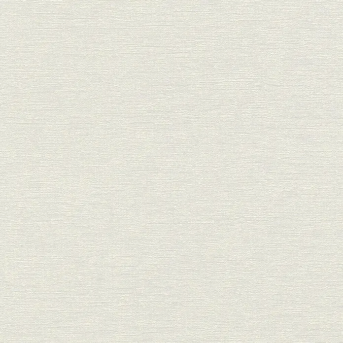 Rasch Tapetenwechsel Vliestapete I - Weiß, Uni, 10,05 x 0,53 m - Detailaufnahme einer hellen, strukturierten Tapete, ideal als neutraler Hintergrund oder zur Wandgestaltung.