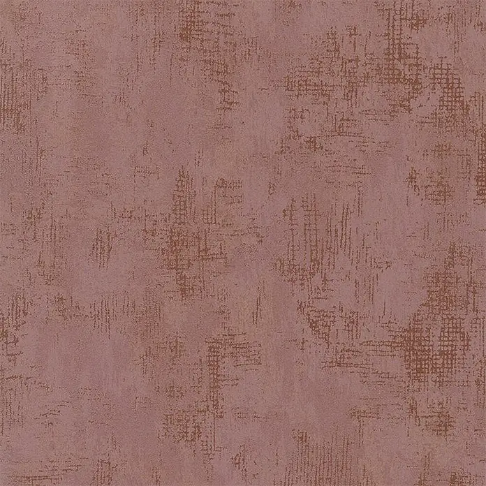 Marburg Nabucco Vliestapete Shadow - Rot, Uni, 10,05 x 0,53 m - Detailaufnahme einer Wandtapete in Altrosa mit einem feinen, braunen Netzmuster, das eine strukturierte Oberfläche erzeugt.