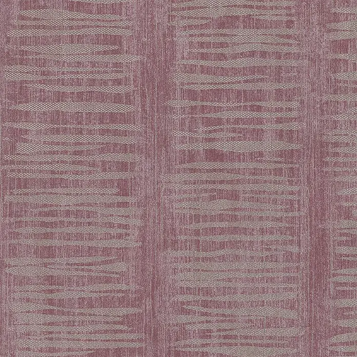 Marburg Nabucco Vliestapete Masala - Rot, Streifen, 10,05 x 0,53 m - Strukturiertes Textilgewebe in Rosa und Beige mit linearem Muster für Polster oder Vorhänge. Hochwertige Textur für stilvolle Designs.