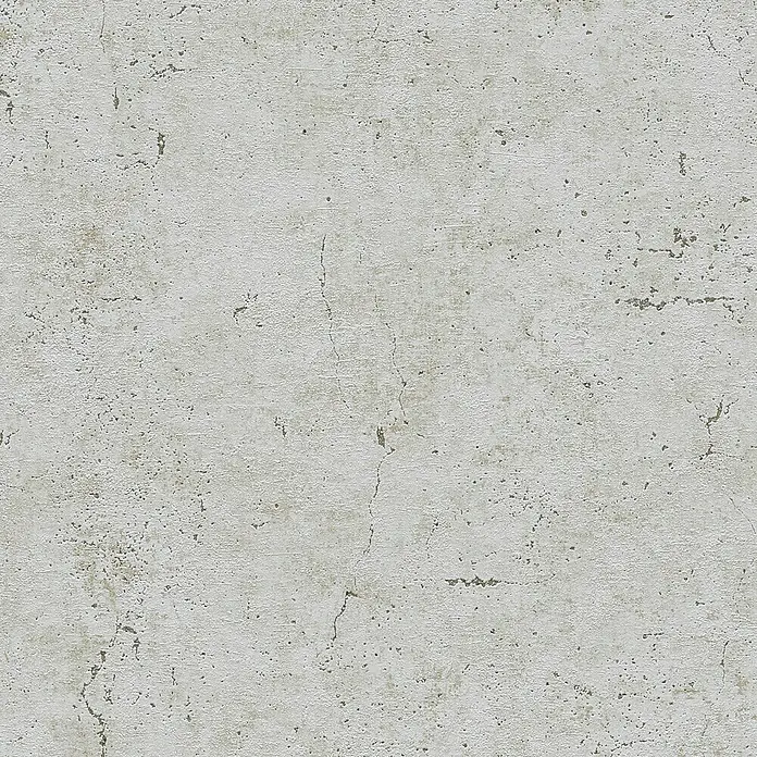 A.S. Création Metropolitan Stories Vliestapete Betonoptik - Grau/Grün, Betonoptik, 10,05 x 0,53 m - Rau verputzte, graue Wand mit Rissen und unebener Textur, ideal für Hintergründe und Texturen in Designprojekten.