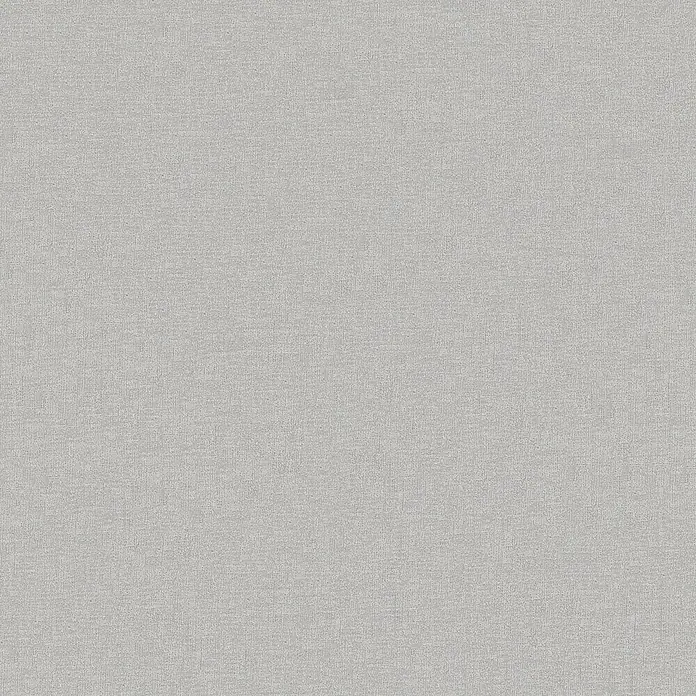 A.S. Création Metropolitan Stories Vliestapete - Silber, Uni, 10,05 x 0,53 m - Grauer Stoff mit leichter Textur, ideal für Hintergründe und Designprojekte, die eine schlichte, elegante Oberfläche benötigen.