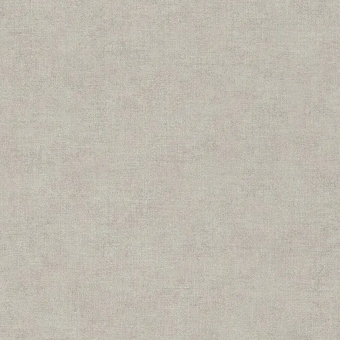A.S. Création Paradise Garden Vliestapete - Taupe, Uni, 10,05 x 0,53 m - Detailaufnahme eines Stoffes mit feiner Textur und neutraler Farbgebung, ideal für Möbelbezüge oder textile Projekte.