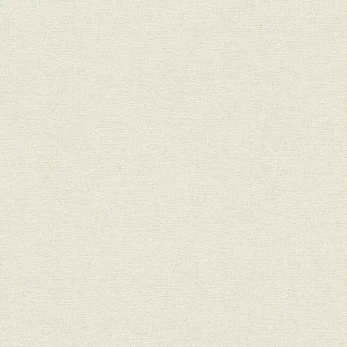 A.S. Création Ethnic Origin Vliestapete I - Creme, Uni, 10,05 x 0,53 m - Cremefarbener Stoffhintergrund mit feiner Textur, ideal für vielseitige Designprojekte.
