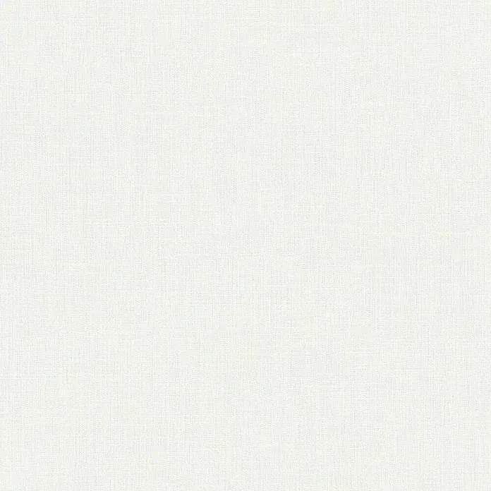 A.S. Création Metropolitan Stories Vliestapete Textil-Optik - Weiß, Uni, 10,05 x 0,53 m - Feine weiße Leinenstruktur für Hintergründe und Texturen. Perfekt für elegante Designs und vielseitige Projekte mit natürlichem Look.