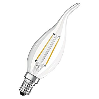 Osram LED-Lampe Kerzenform E14 matt (2 W, E14, Warmweiß, Klar)