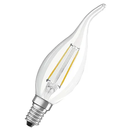 Osram Superstar LED-Lampe Kerzenform E14 klar