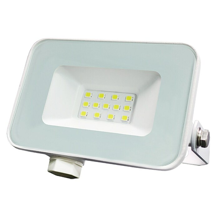LED reflektor  (Maks. snaga sustava: 10 W, 900 lm, IP65, Boja kućišta: Bijela) | BAUHAUS