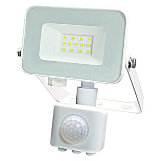 LED senzorski reflektor (900 lm, IP65, Barva ohišja: Bela)