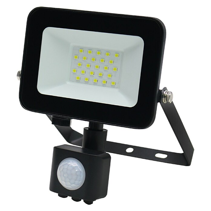 LED reflektor sa senzorom  (1.700 lm, IP65, Boja kućišta: Crna) | BAUHAUS