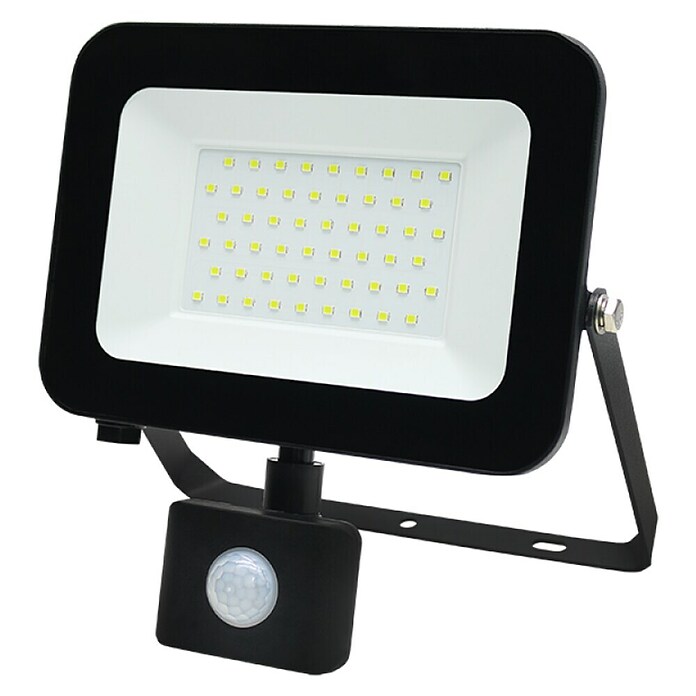 LED reflektor sa senzorom  (4.520 lm, IP65, Boja kućišta: Crna) | BAUHAUS