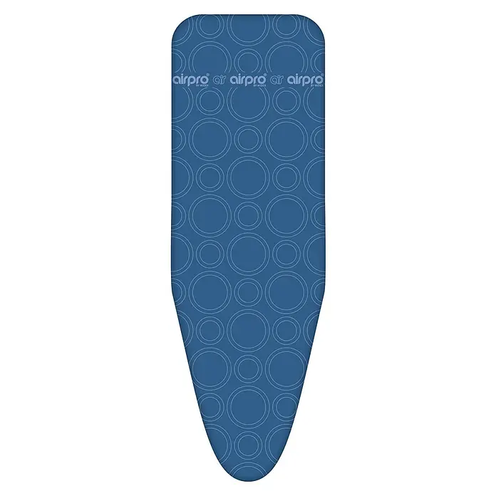 Bügeltischbezug Airpro - Passend für: Bügeltische bis 125 x 42 cm - Das blaue Airpro Bügelbrett mit Kreismuster bietet eine stabile und komfortable Oberfläche zum Bügeln. Ideal für den Haushalt.