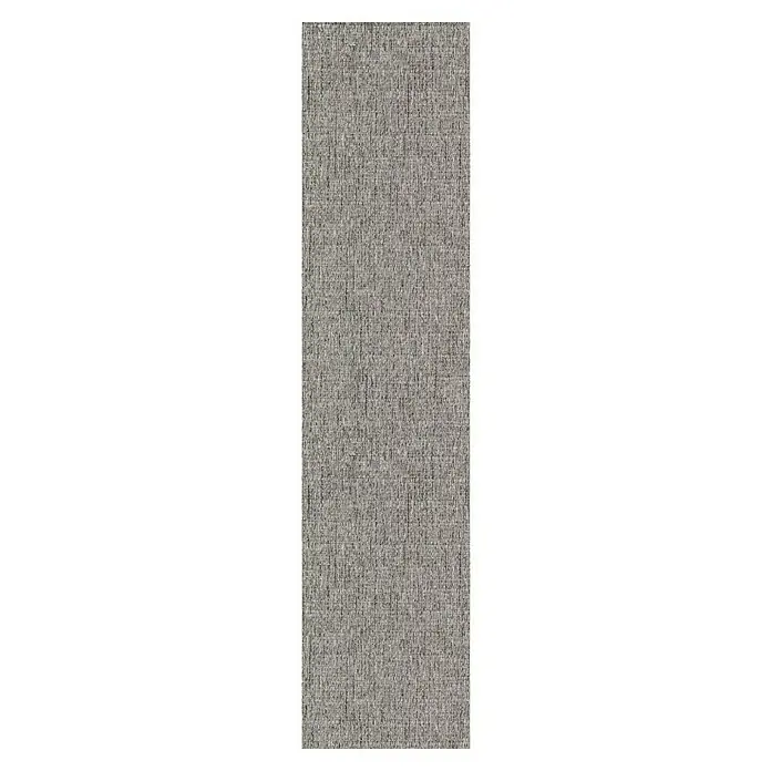Bariperfil Panel acústico decorativo Acoustic Wall - 260 x 60 x 0,65 cm, Gris - Primer plano de una baldosa de suelo gris texturizada. Su superficie presenta un patrón fino e irregular que añade profundidad.