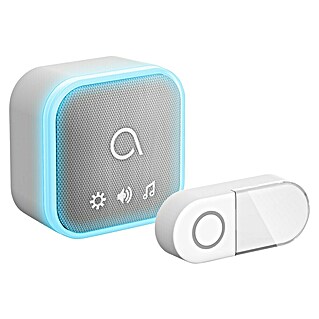 Avidsen Timbre con radio Sona-T (Funciona con pilas, Gris, Alcance: 150 m)