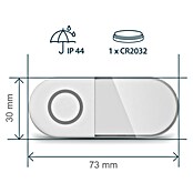 Avidsen Funk-Gong Sona-T Drahtlos (Batteriebetrieben, Grau, Reichweite ca.: 150 m) | BAUHAUS