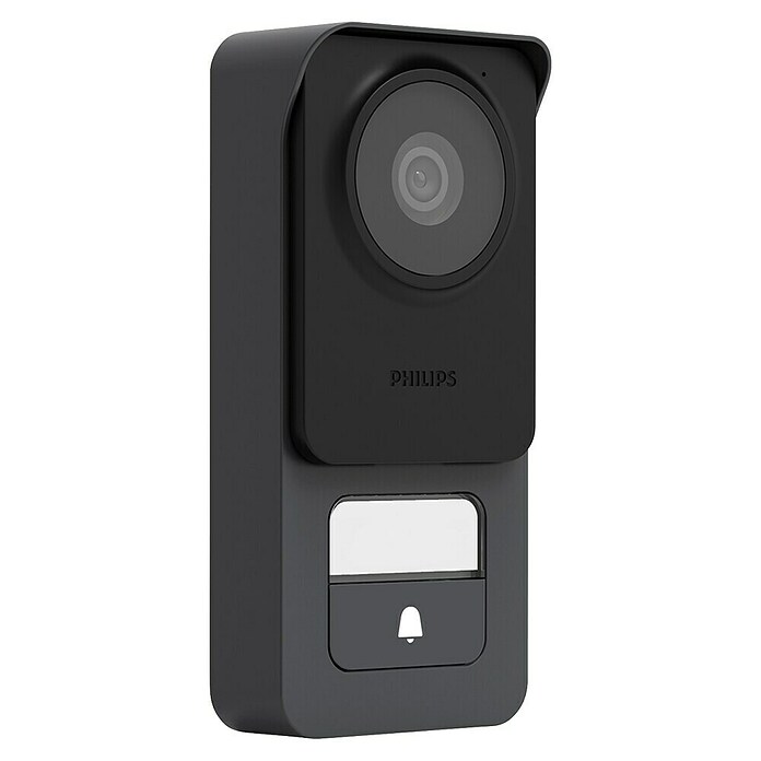 Philips WelcomeEye Türklingel mit Kamera Connect 3 WLAN Komplett-Set (Schwarz, 1.024 x 600 Pixel) | BAUHAUS