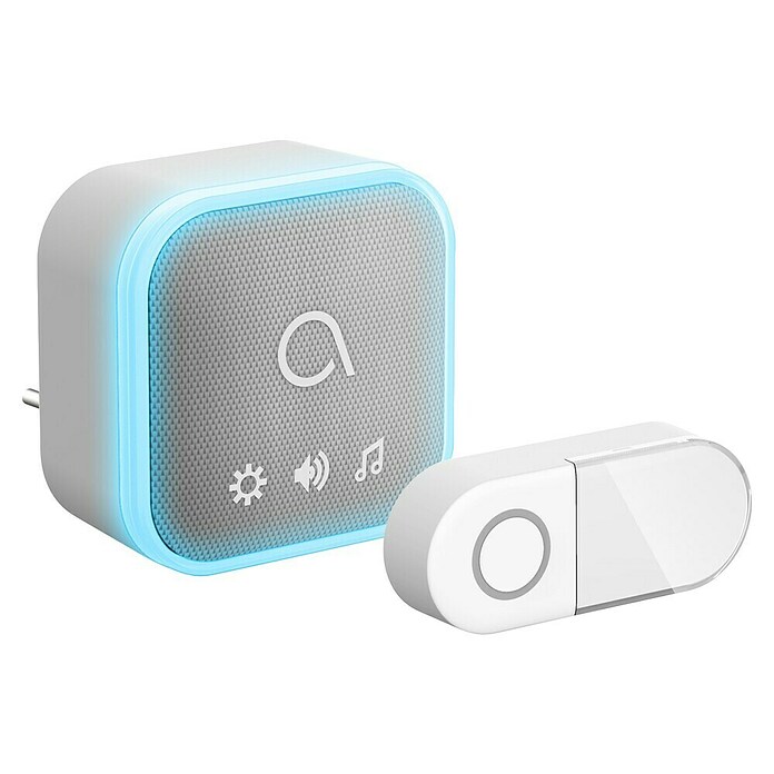 Avidsen Funk-Gong Sona-T Plug Drahtlos für die Steckdose (Grau, Reichweite ca.: 150 m) | BAUHAUS