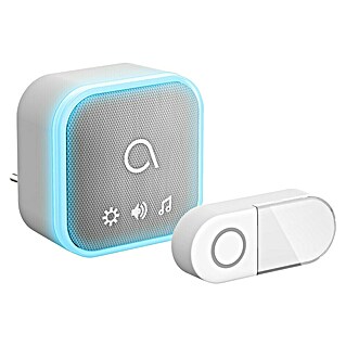 Avidsen Funk-Gong Sona-T Plug Drahtlos für die Steckdose (Grau, Reichweite ca.: 150 m)