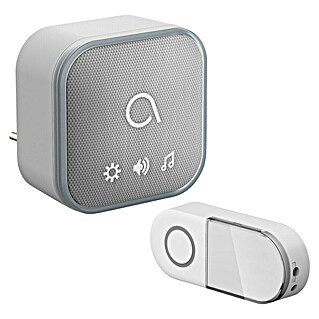 Avidsen Timbre con radio Sona-T Plug (Gris, Alcance: 150 m)