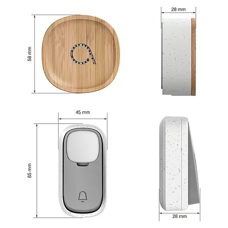Avidsen  Funk-Türgong Drahtlos Bamboo für USB-Anschluss