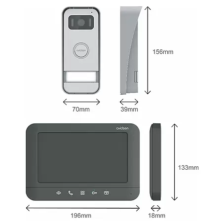 Avidsen  Türklingel mit Kamera Smarte Video Türsprechanlage Prima